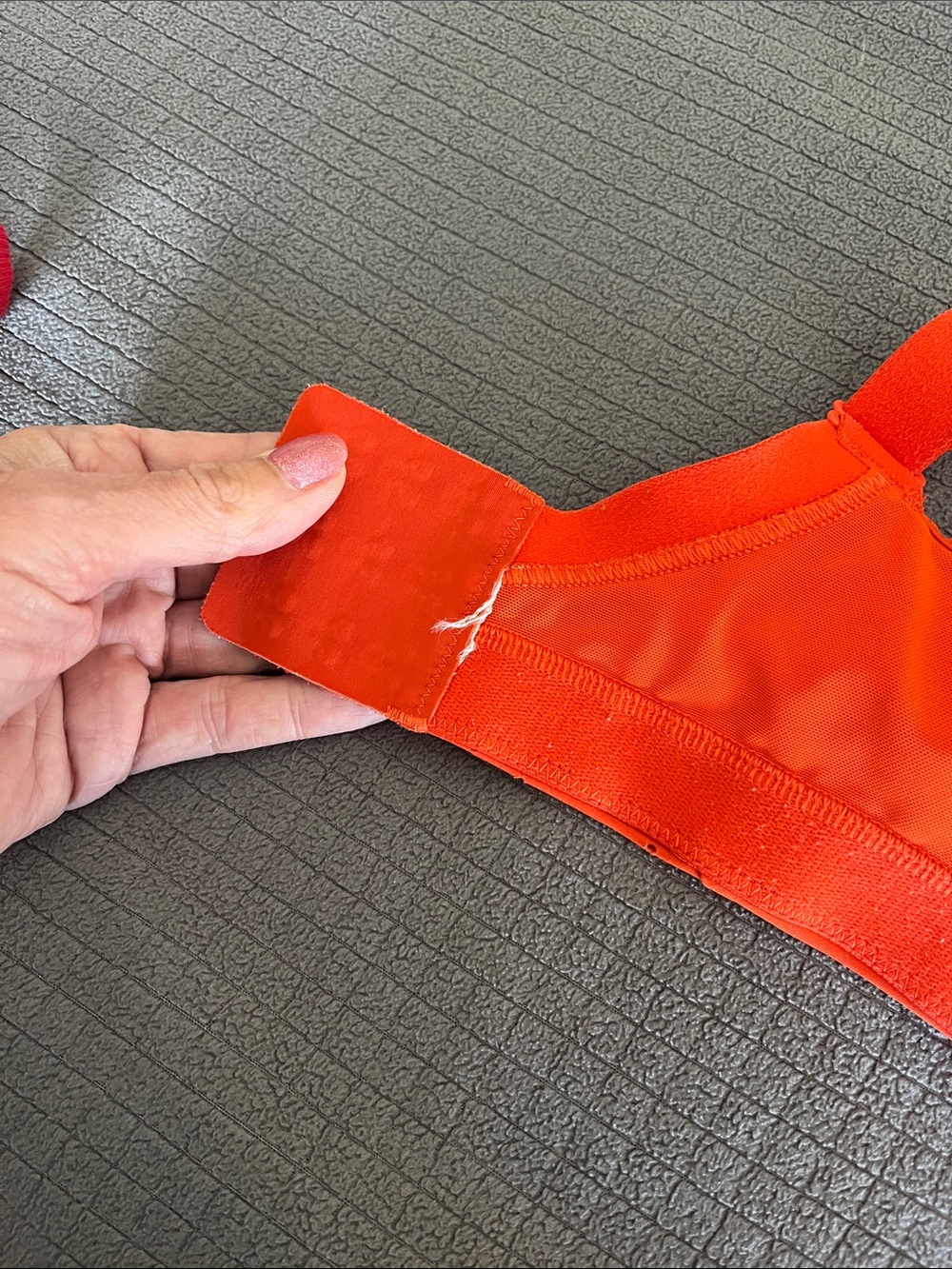Lululemon Orange Full-Support Run Times Sports Bra - Picture 5 of 5